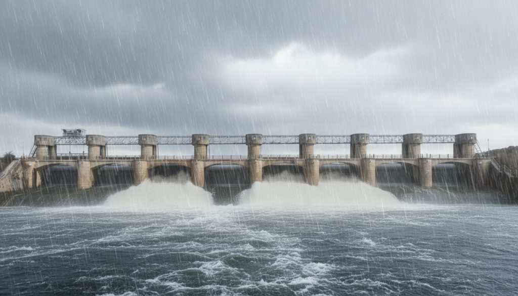 Borrasca Kristin: Cazalegas abre compuertas y el Tajo se mantiene en alerta