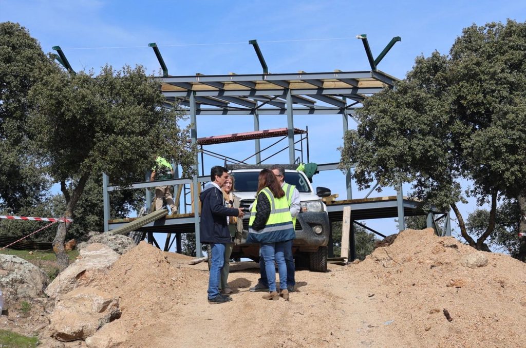 La Diputación de Toledo avanza en la construcción del nuevo hábitat del lince ibérico en El Borril