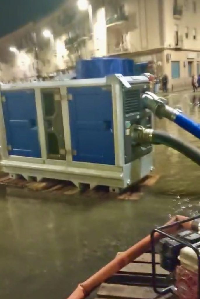 Aqualia refuerza su operativa en Talavera con cinco potentes bombas para achicar agua