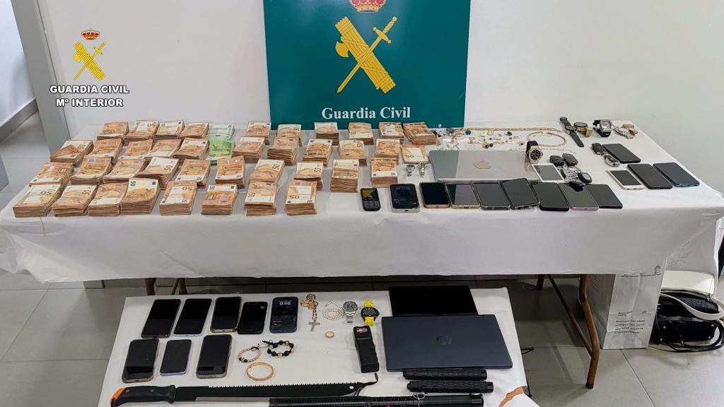 La Guardia Civil desmantela una red de narcotráfico con 14 detenidos en La Sagra