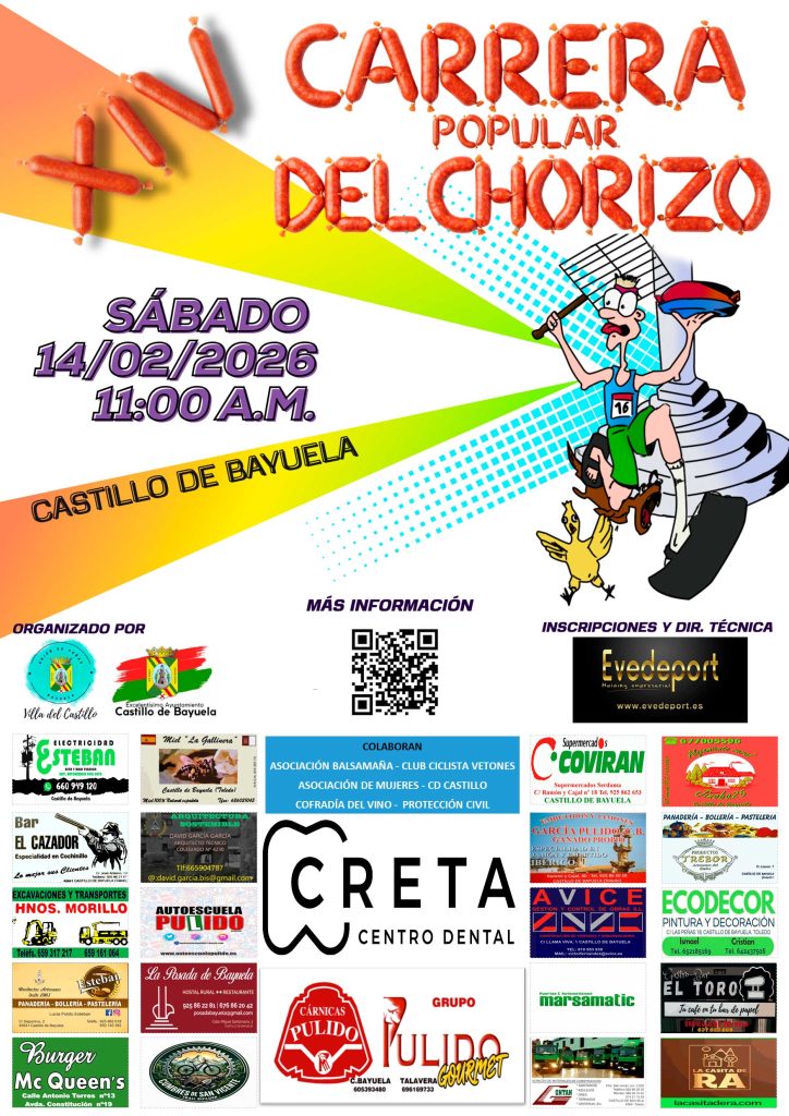 Castillo de Bayuela calienta motores para la XIV Carrera Popular del Chorizo