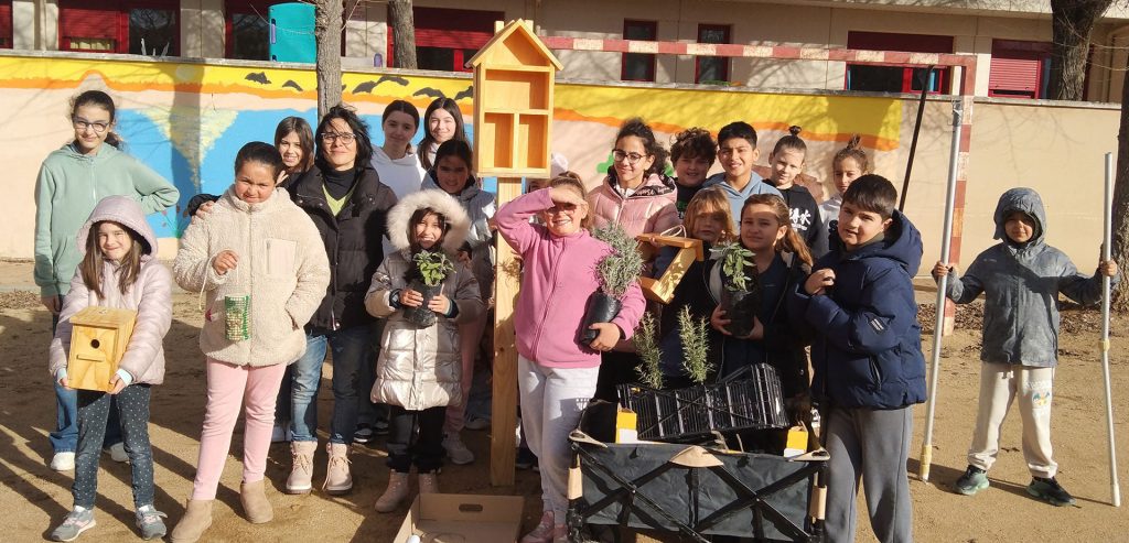 La Diputación de Toledo lleva la biodiversidad a las aulas con el programa “Patios Vivos”