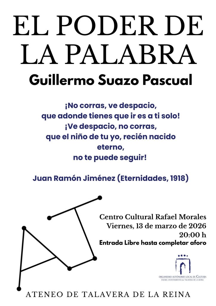 Guillermo Suazo ofrece la charla «El poder de la palabra» en Talavera