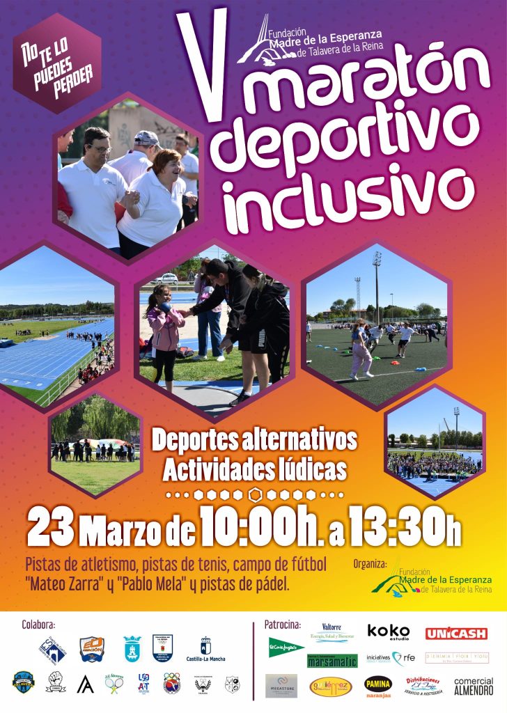 V Maratón Deportivo Inclusivo: por la Fundación Madre de la Esperanza