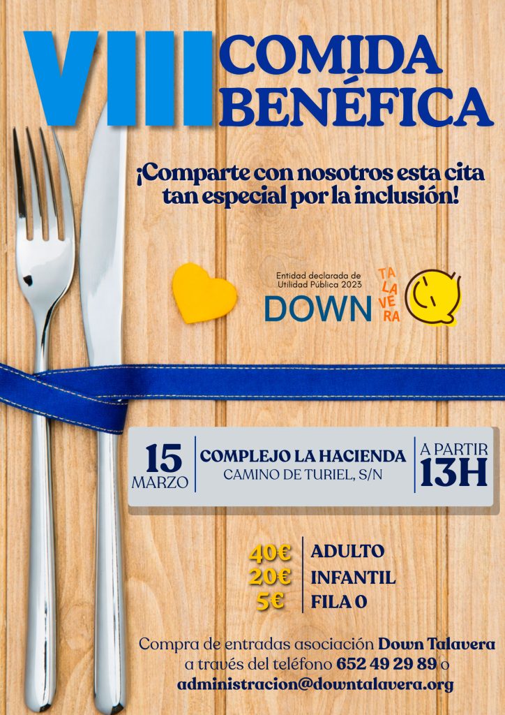Down Talavera celebra su VIII Comida Benéfica a favor de la inclusión