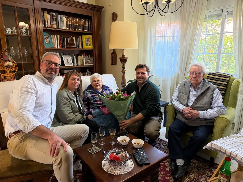 Santa Olalla celebra la vida: una vecina centenaria y cuatro nuevos nacimientos