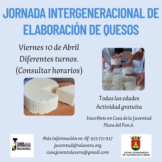II Jornada Intergeneracional de Elaboración de Quesos en Talavera