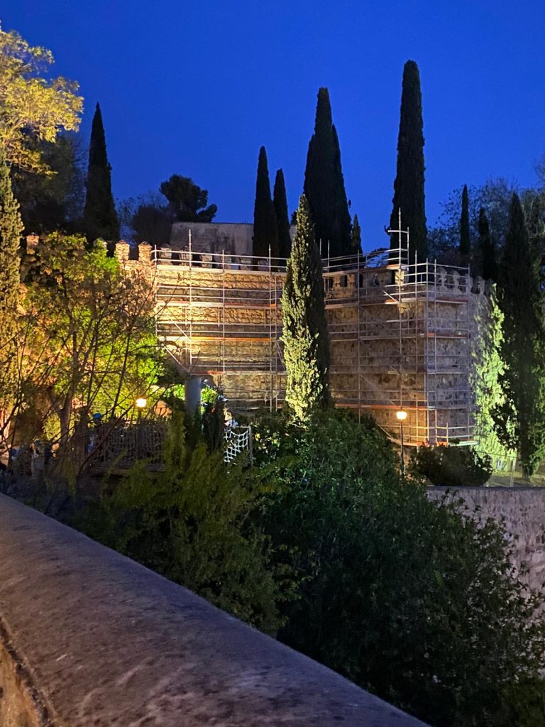 La Red de Vencejos de Toledo exige la paralización inmediatade las obras en la muralla de la Bajada de San Martín
