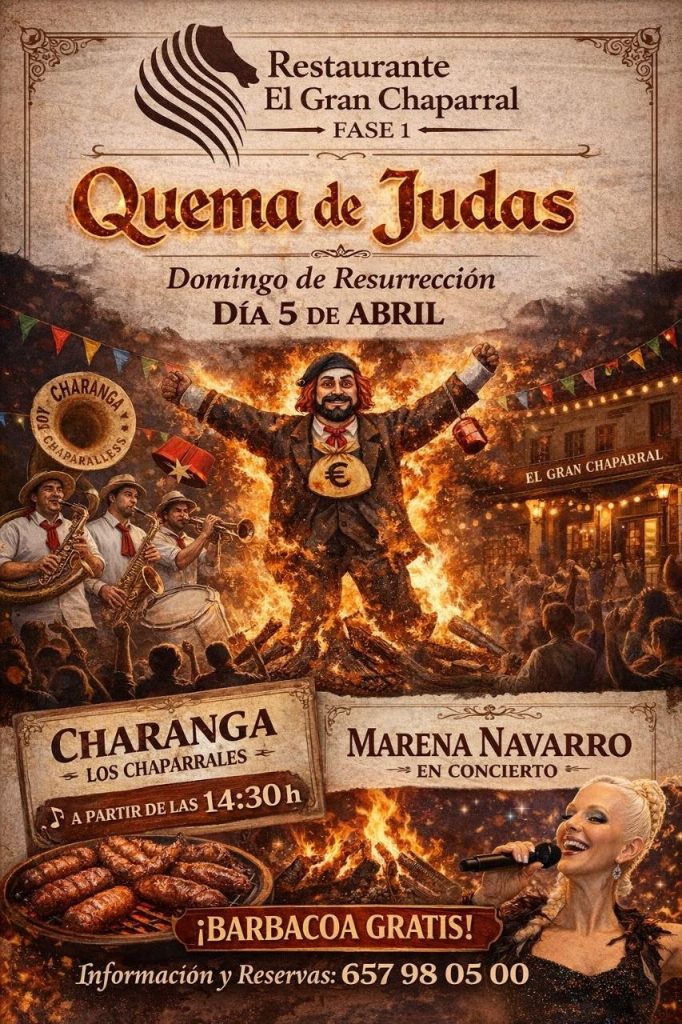 El Gran Chaparral se prepara para la Quema de Judas