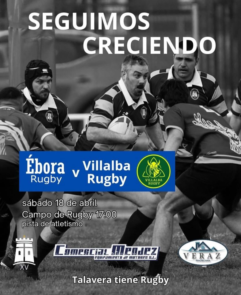 El orgullo de Talavera salta al campo: Ébora Rugby mide su crecimiento ante Villalba