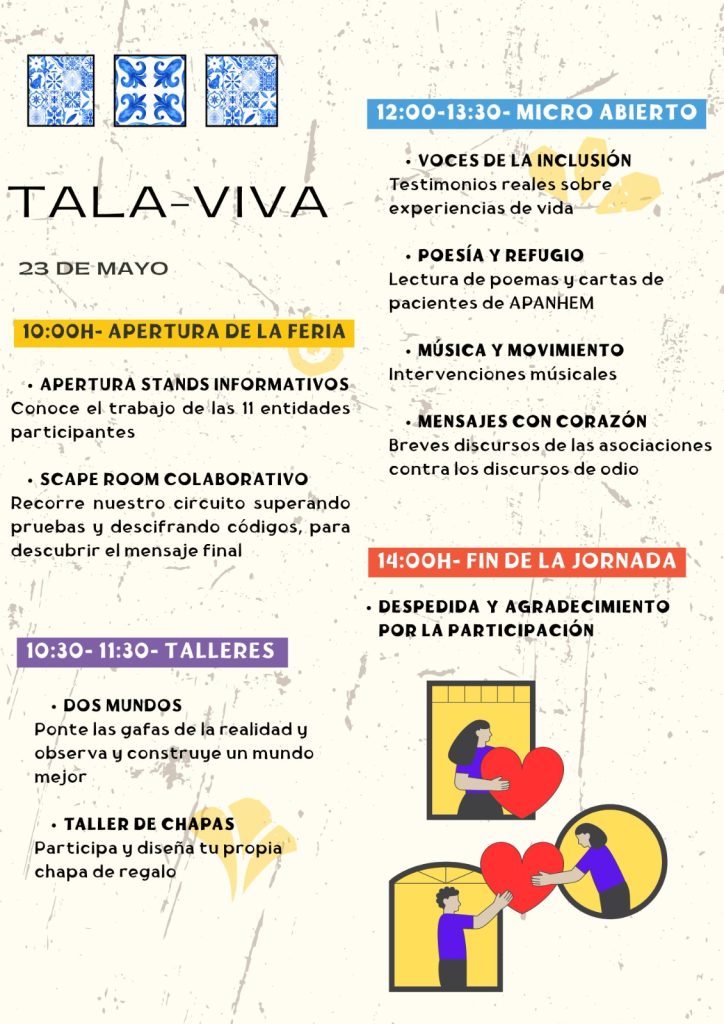 Los Jardines del Prado acogerán la II Feria de Entidades “Tala-Viva”