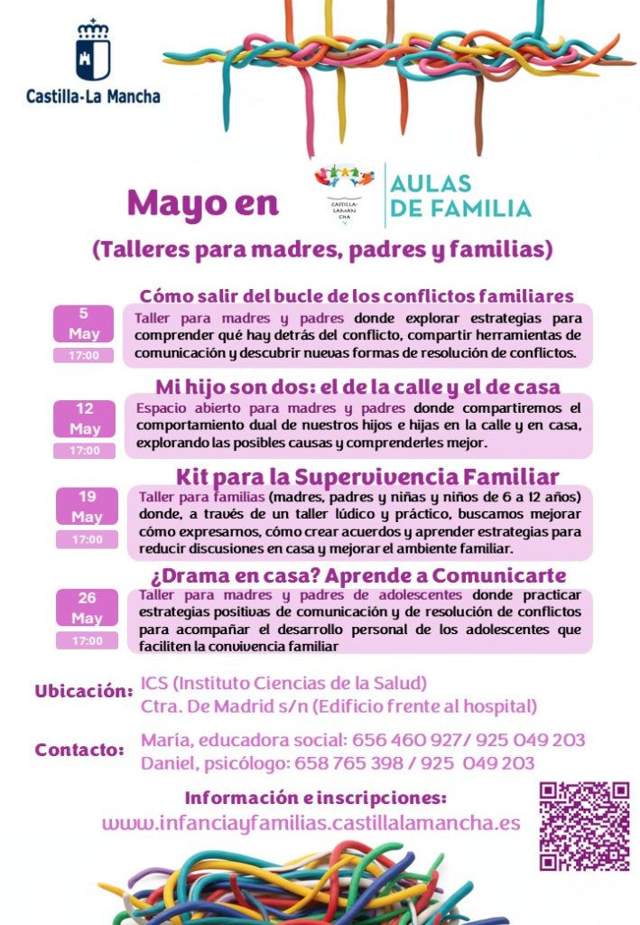Aulas de Familia Talavera programa nuevos talleres gratuitos