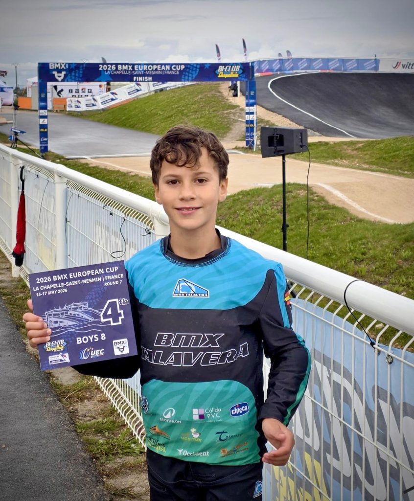 Alejo Rodríguez roza el podio y conquista una plata en la Copa de Europa de BMX 2026