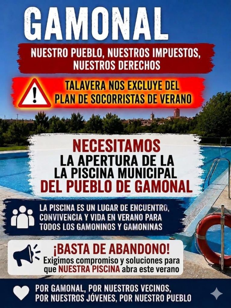 Gamonal denuncia el abandono institucional de Talavera