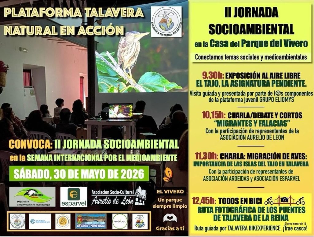 Talavera acoge la II Jornada Socioambiental en la Casa del Parque del Vivero