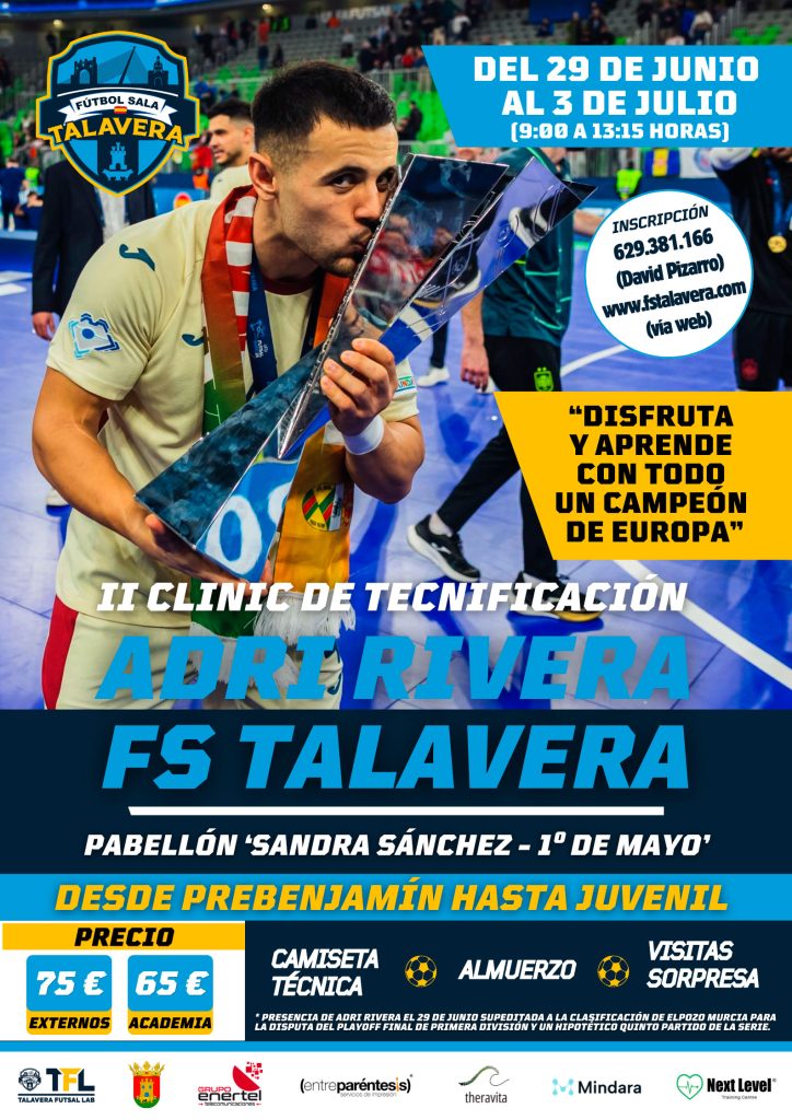El FS Talavera impulsa dos clinics de tecnificación con Adri Rivera y Vane Sotelo este verano