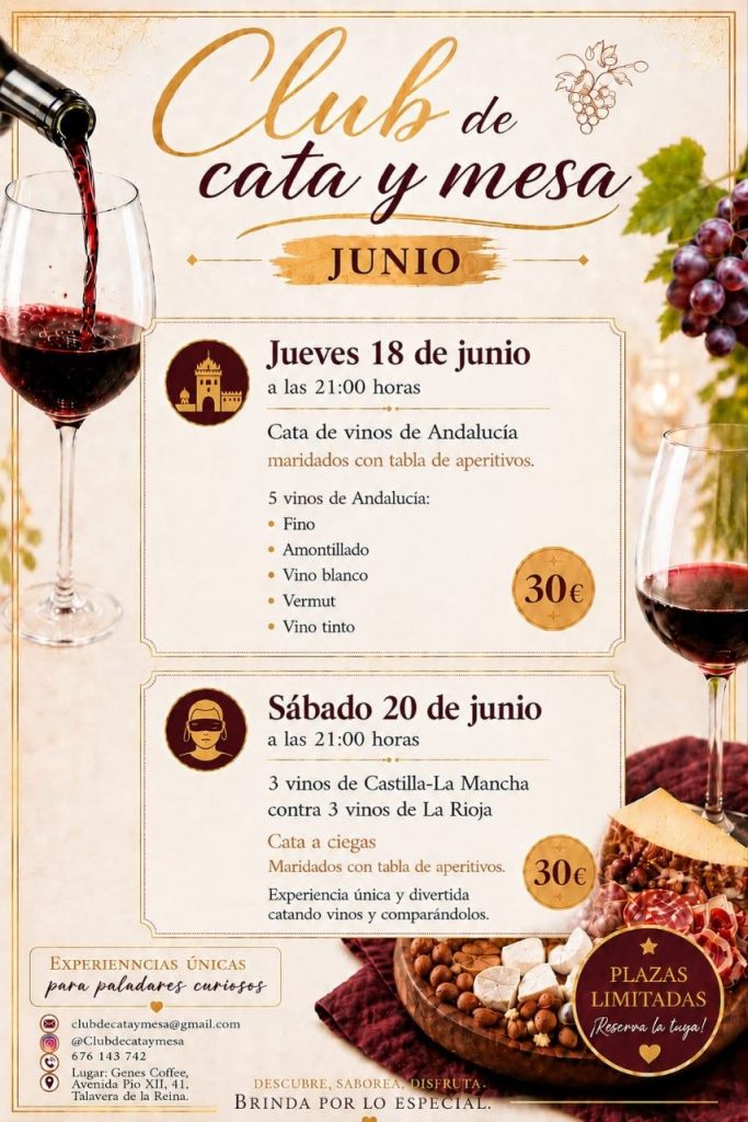El Club de Cata y Mesa propone dos experiencias únicas para descubrir el vino en Talavera