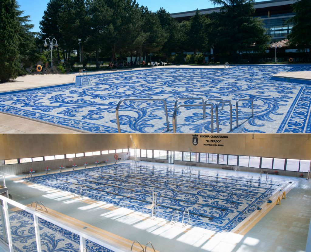 ¿Cómo serían las piscinas de Talavera si lucieran azulejos y plaquetas de cerámica talaverana?