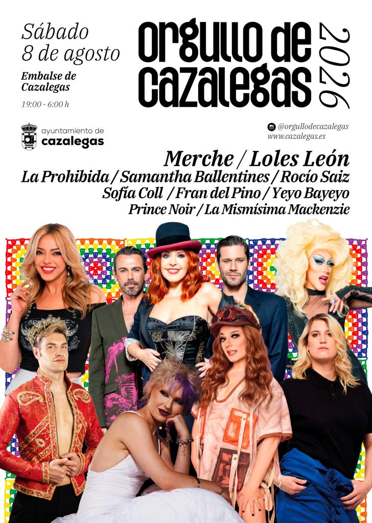 Cazalegas confecciona la mayor bandera arcoíris de ganchillo de Castilla-La Mancha para celebrar su Orgullo rural