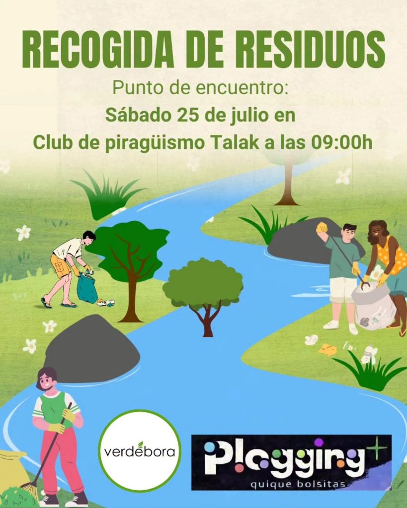 Jornada de limpieza el sábado 25 de julio de la mano de Verdébora y Quique Bolsitas