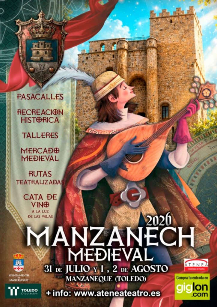 La Edad Media vuelve a cobrar vida en Manzaneque con uno de los eventos más espectaculares del verano
