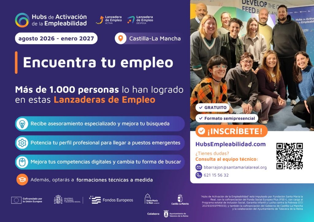 Actualiza tu forma de buscar trabajo en Talavera con un programa gratuito de orientación laboral