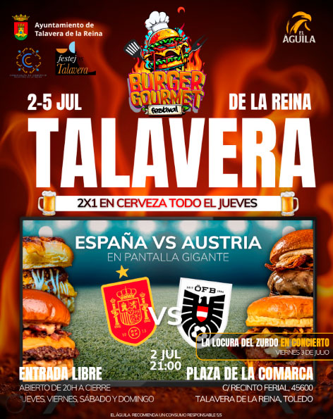 Disfruta del Burger Gourmet Festival viendo en pantalla gigante el mundial