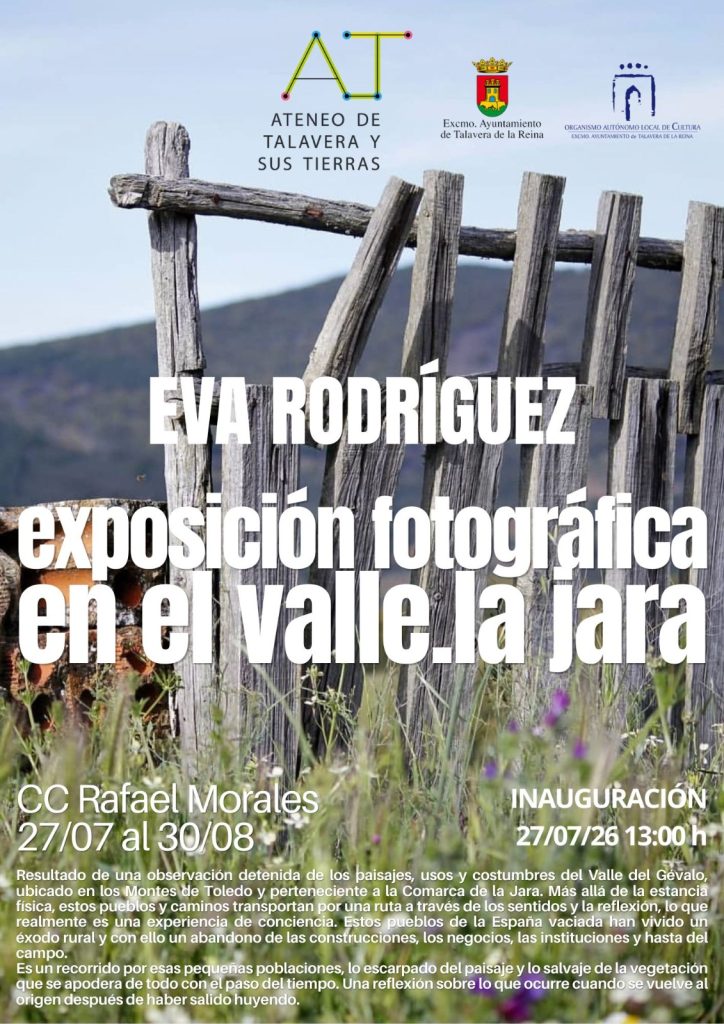 La Jara se convierte en protagonista de la nueva exposición fotográfica que llega a Talavera