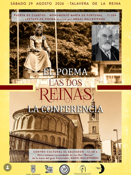 Ángel Ballesteros desvelará en Talavera la historia de “Las dos reinas”