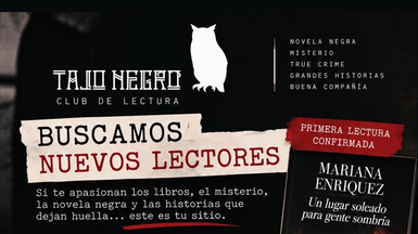 Tajo Negro busca nuevos lectores en Talavera para su club de novela negra