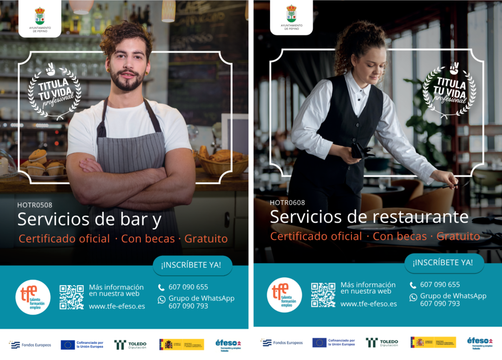 ¿Hostelería? Sí al empleo profesional en Talavera.