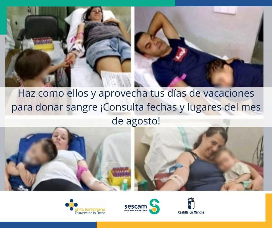 Donar sangre en verano: un gesto que puede salvar vidas en Talavera y su comarca