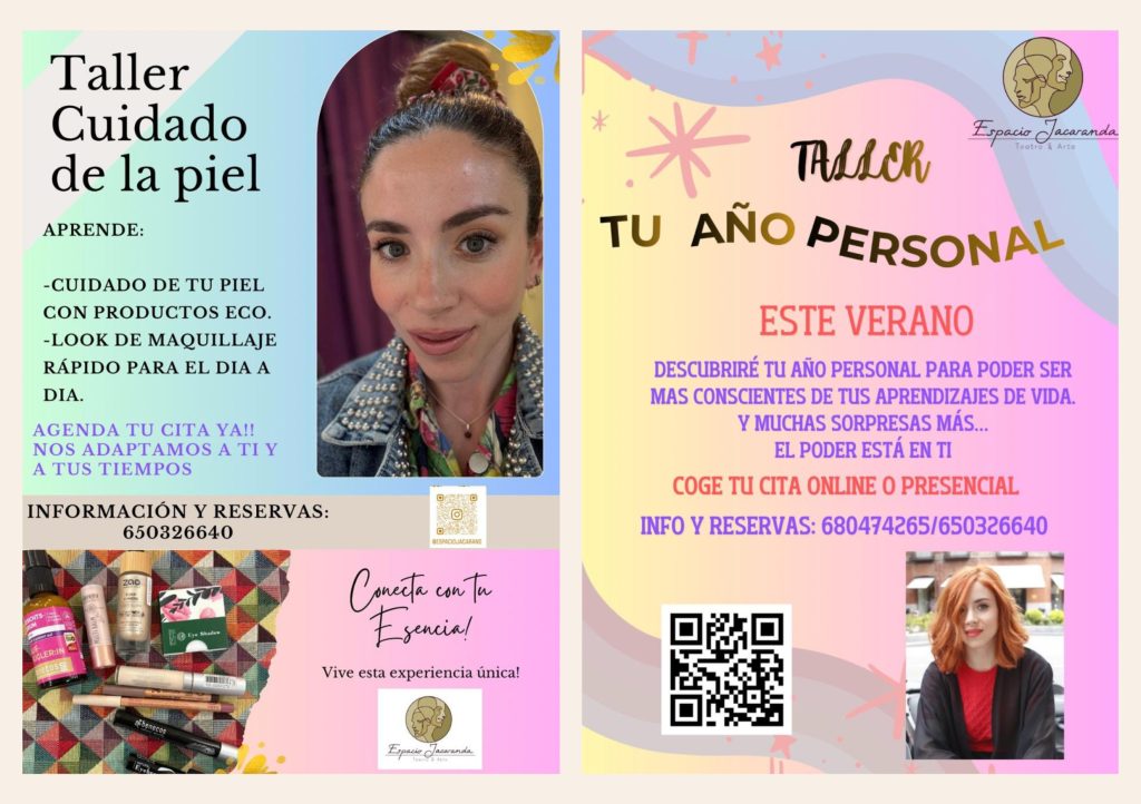 Taller de cuidado de la piel - Taller "tu año personal"
Espacio Jacaranda presenta su programación de actividades