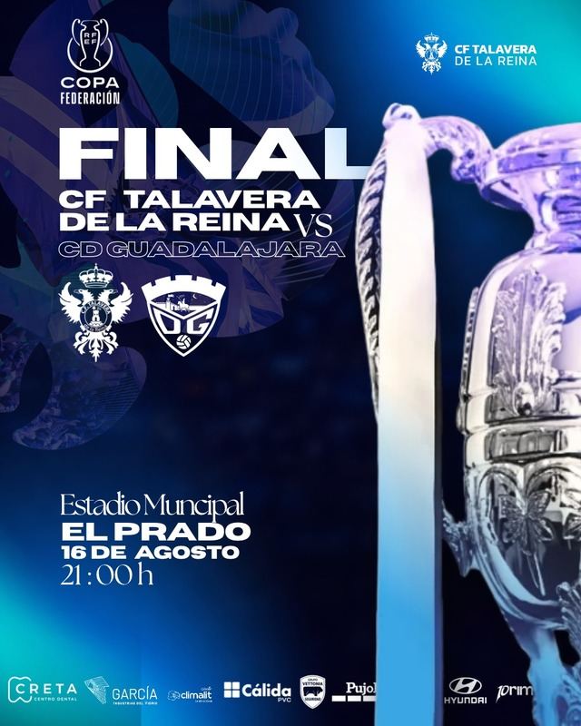 El Prado acogerá la final entre el CF Talavera y el CD Guadalajara