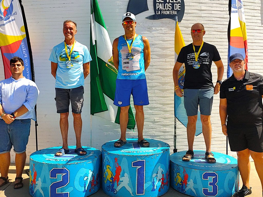 Rubén Gutiérrez, subcampeón absoluto en la Travesía de Mazagón