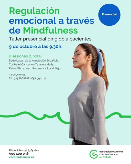 Talavera acoge un taller de regulación emocional a través de Mindfulness para pacientes oncológicos