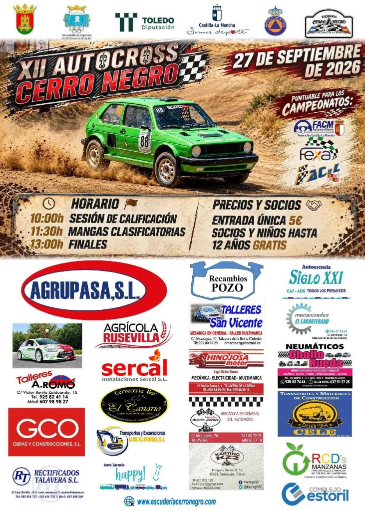 El Cerro Negro vuelve a rugir con la segunda prueba de autocross del año