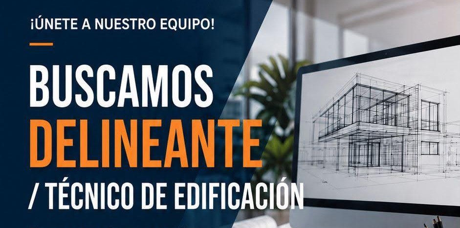 Oferta de empleo en Talavera: delineante o técnico de edificación