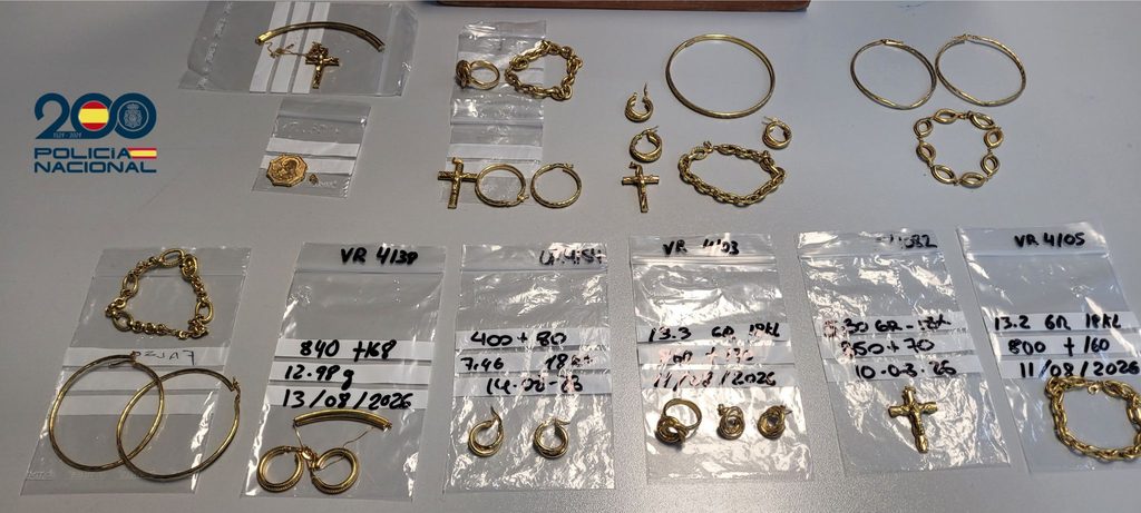 Detenidos en Talavera por estafar 20.000 euros con joyas de oro falsas