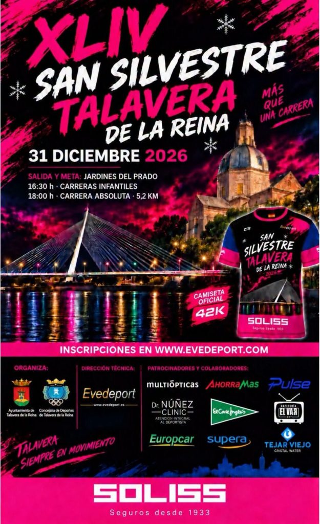 La San Silvestre de Talavera 2026 abre sus inscripciones para despedir el año corriendo