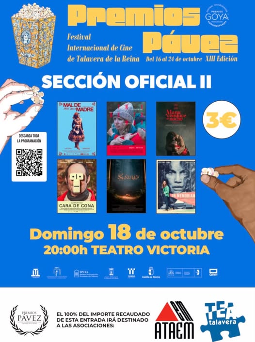 Los Premios Pávez se vuelcan con el autismo en Talavera: cine solidario por solo 3 euros