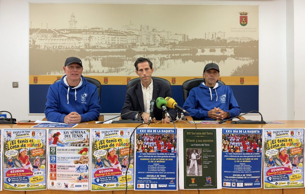 Talavera saca el tenis a la calle con el Día de la Raqueta: deporte, diversión y convivencia para todos