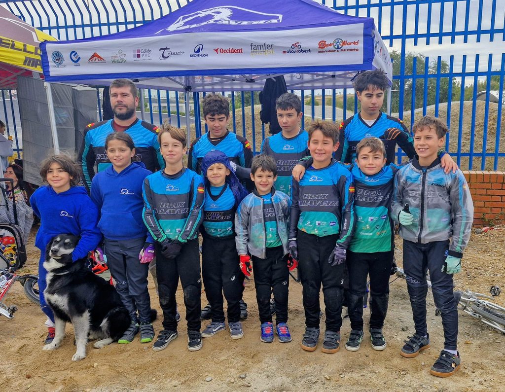 El BMX Talavera brilla en Móstoles con tres medallas y un título de campeón en la Copa de Madrid 2026