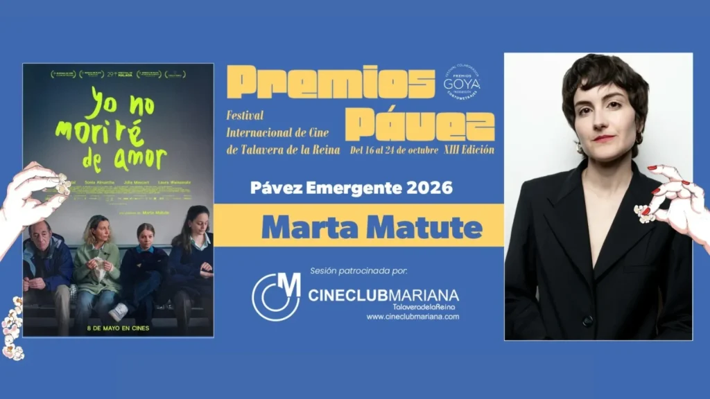 Marta Matute presenta «Yo no moriré de amor» en los Premios Pávez 2026 de Talavera