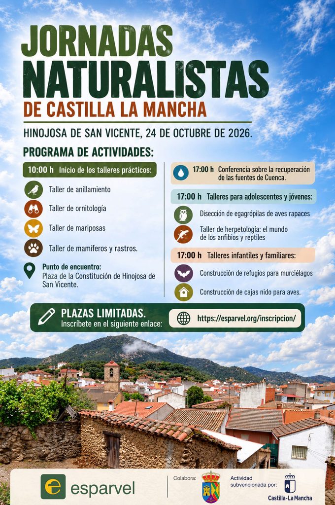 Hinojosa de San Vicente se convierte este sábado en punto de encuentro para los amantes de la naturaleza