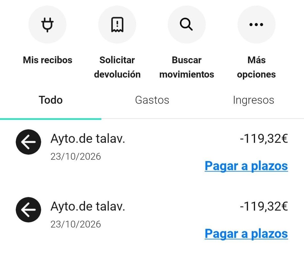 Indignación en Talavera por el cobro duplicado del recibo de la basura