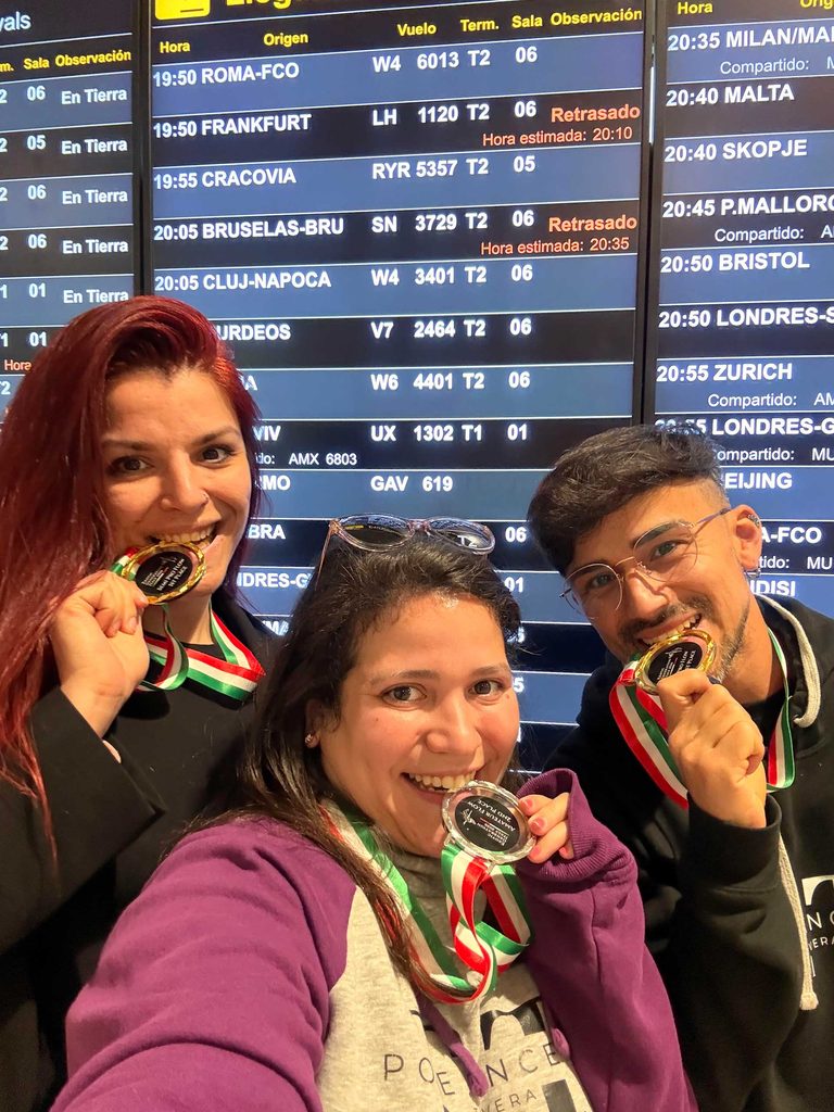 Talavera conquista Italia con tres podios en una competición internacional de Exotic Pole Dance